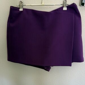Zara Purple Women's Skort